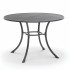 T0425-0200S wrought-iron-restaurant-tables-60-round-mesh-top-table-with-umbrella-hole